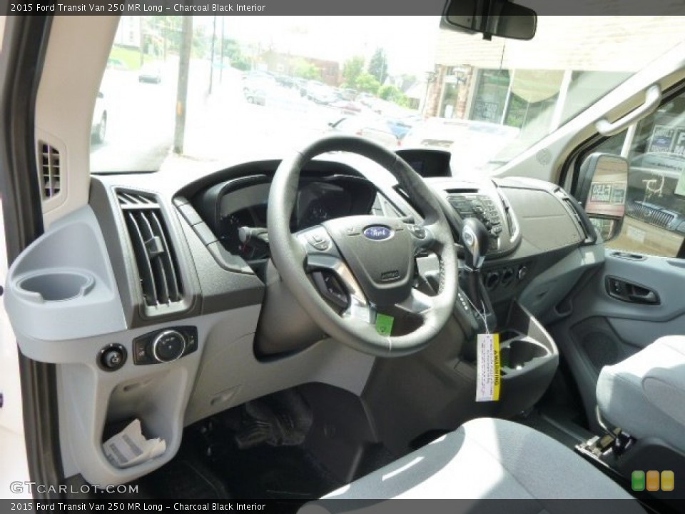 Charcoal Black 2015 Ford Transit Interiors