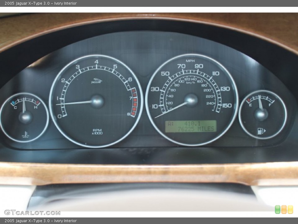 Ivory Interior Gauges for the 2005 Jaguar X-Type 3.0 #94950243