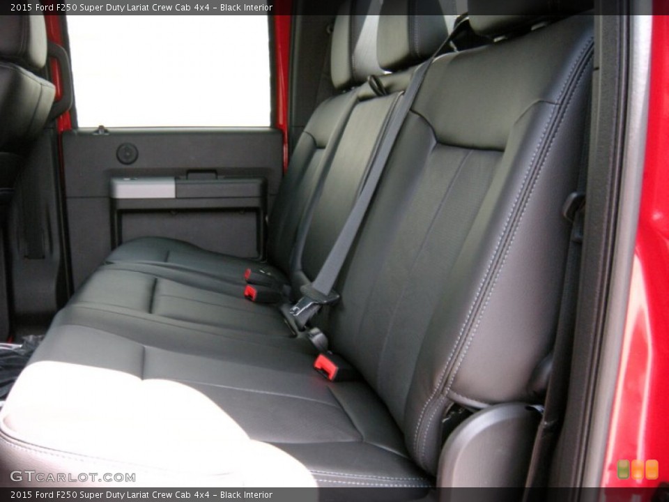 Black Interior Rear Seat for the 2015 Ford F250 Super Duty Lariat Crew Cab 4x4 #94953168
