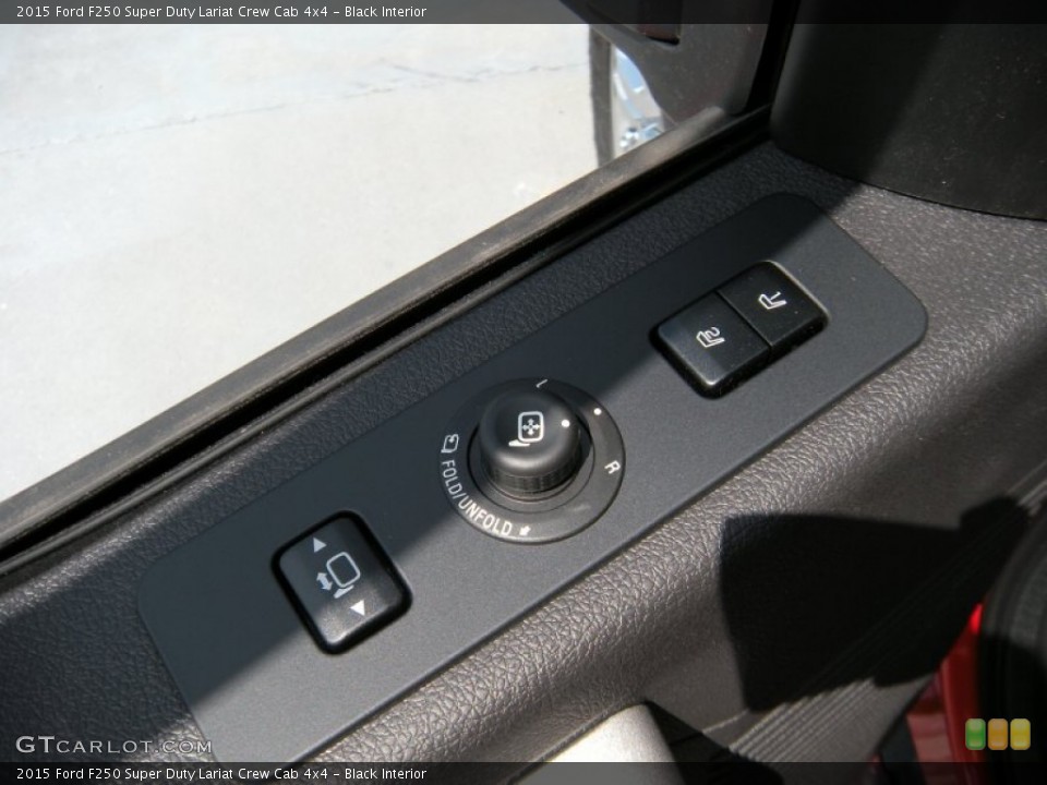 Black Interior Controls for the 2015 Ford F250 Super Duty Lariat Crew Cab 4x4 #94953217