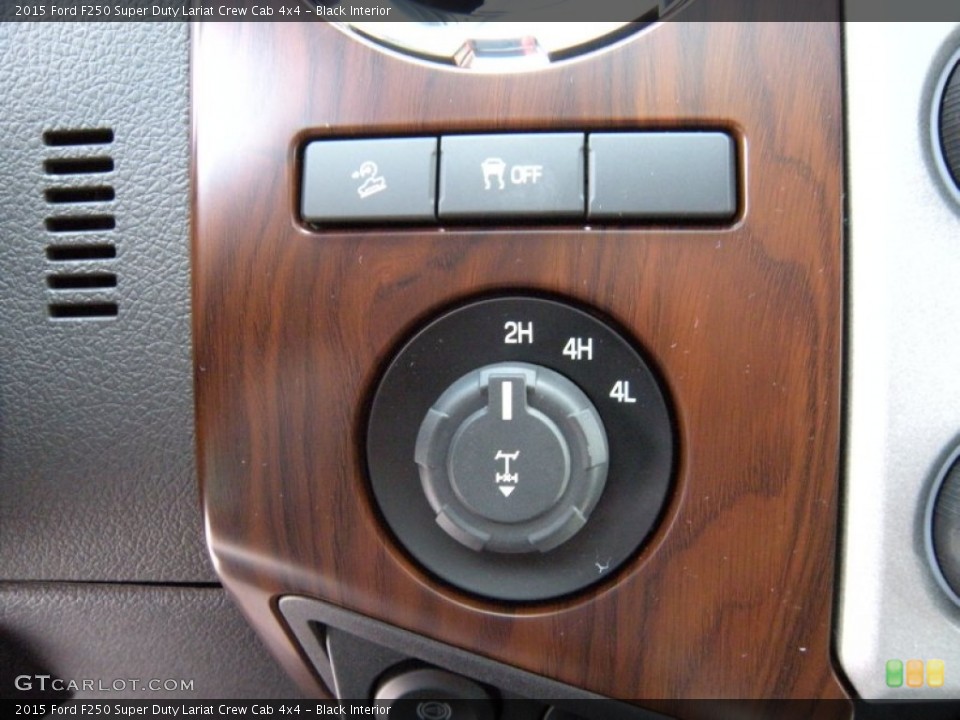 Black Interior Controls for the 2015 Ford F250 Super Duty Lariat Crew Cab 4x4 #94953473