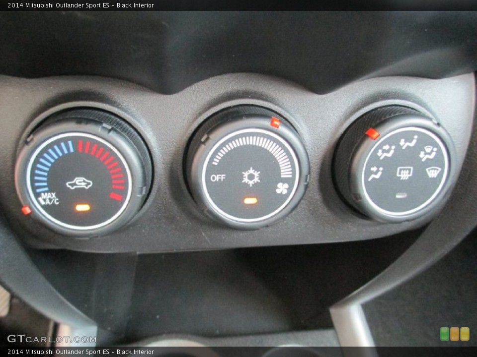 Black Interior Controls for the 2014 Mitsubishi Outlander Sport ES #94954589