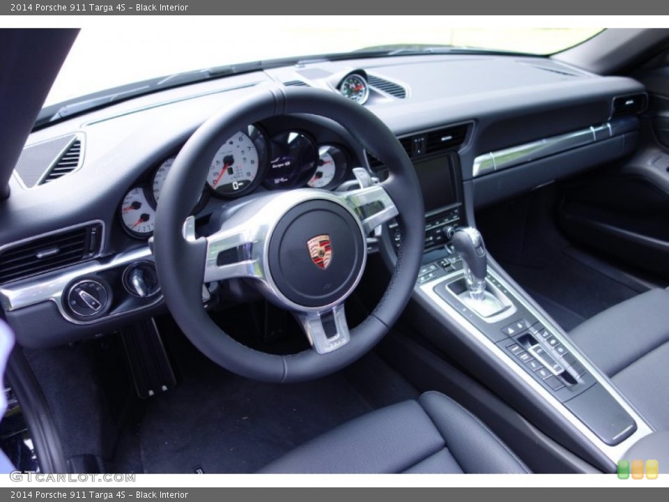 Black Interior Prime Interior for the 2014 Porsche 911 Targa 4S #94955990