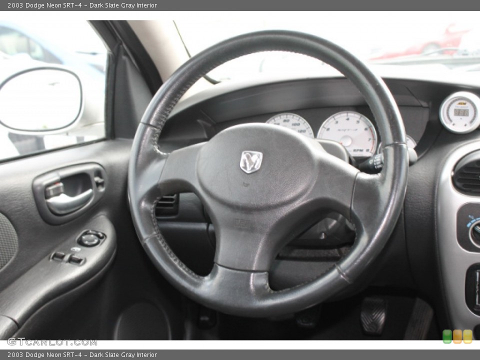 Dark Slate Gray Interior Steering Wheel for the 2003 Dodge Neon SRT-4 #94957544