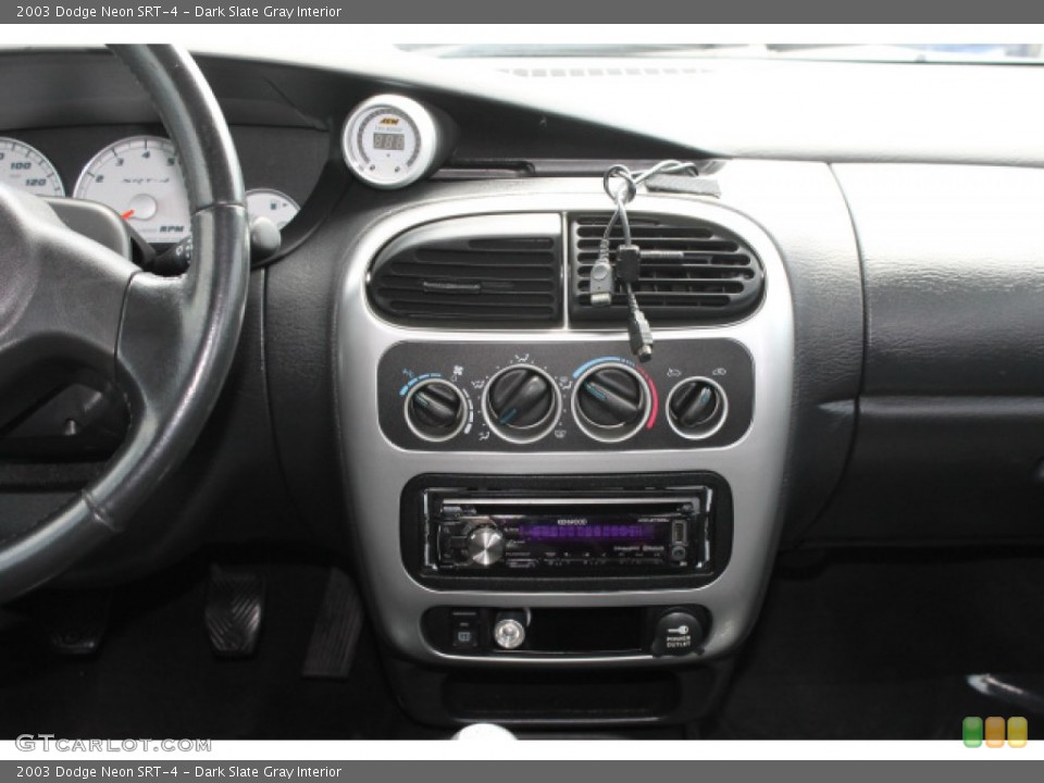 Dark Slate Gray Interior Controls for the 2003 Dodge Neon SRT-4 #94957568