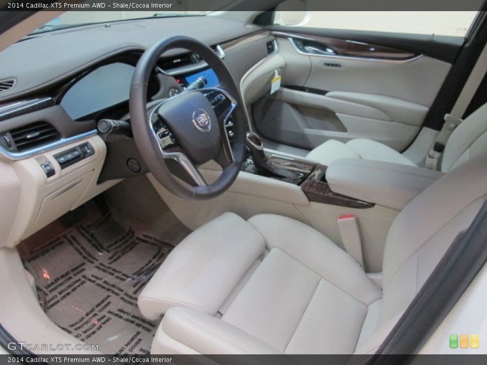 Shale/Cocoa Interior Prime Interior for the 2014 Cadillac XTS Premium AWD #94959266