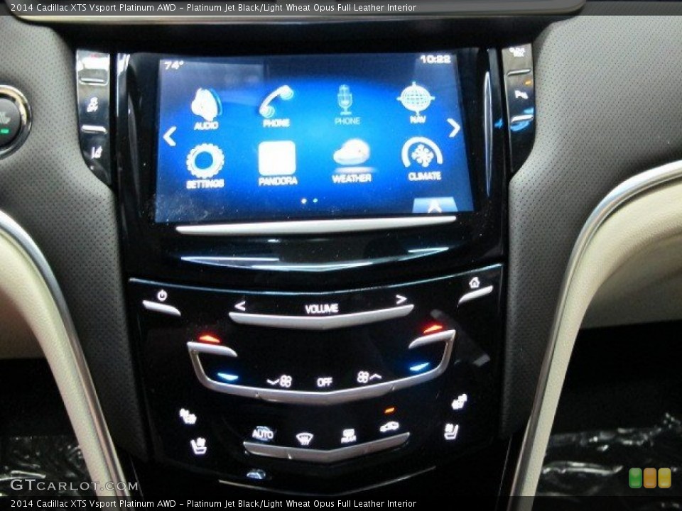 Platinum Jet Black/Light Wheat Opus Full Leather Interior Controls for the 2014 Cadillac XTS Vsport Platinum AWD #94960748