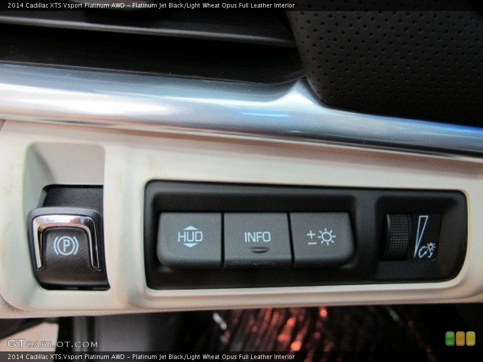 Platinum Jet Black/Light Wheat Opus Full Leather Interior Controls for the 2014 Cadillac XTS Vsport Platinum AWD #94960871