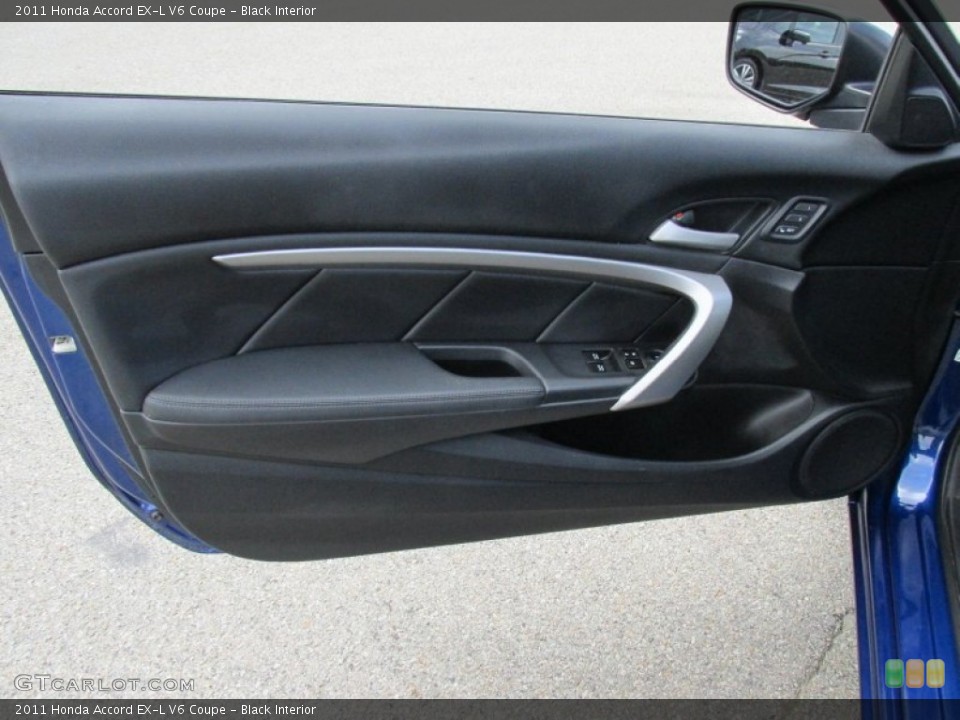 Black Interior Door Panel for the 2011 Honda Accord EX-L V6 Coupe #94961156