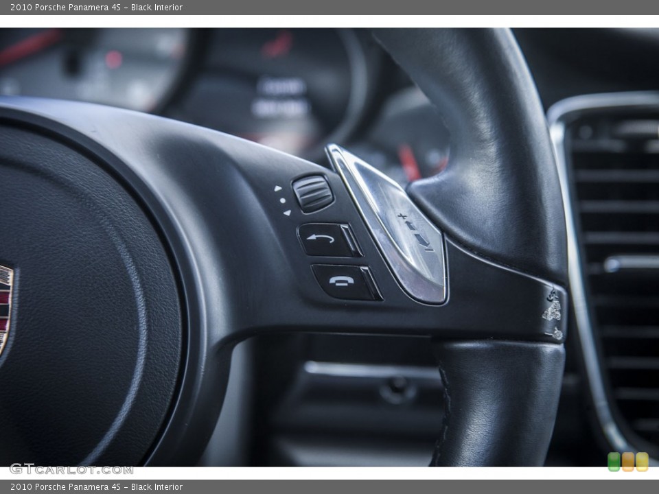 Black Interior Controls for the 2010 Porsche Panamera 4S #94961175