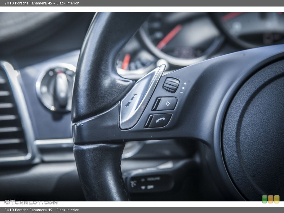 Black Interior Controls for the 2010 Porsche Panamera 4S #94961210