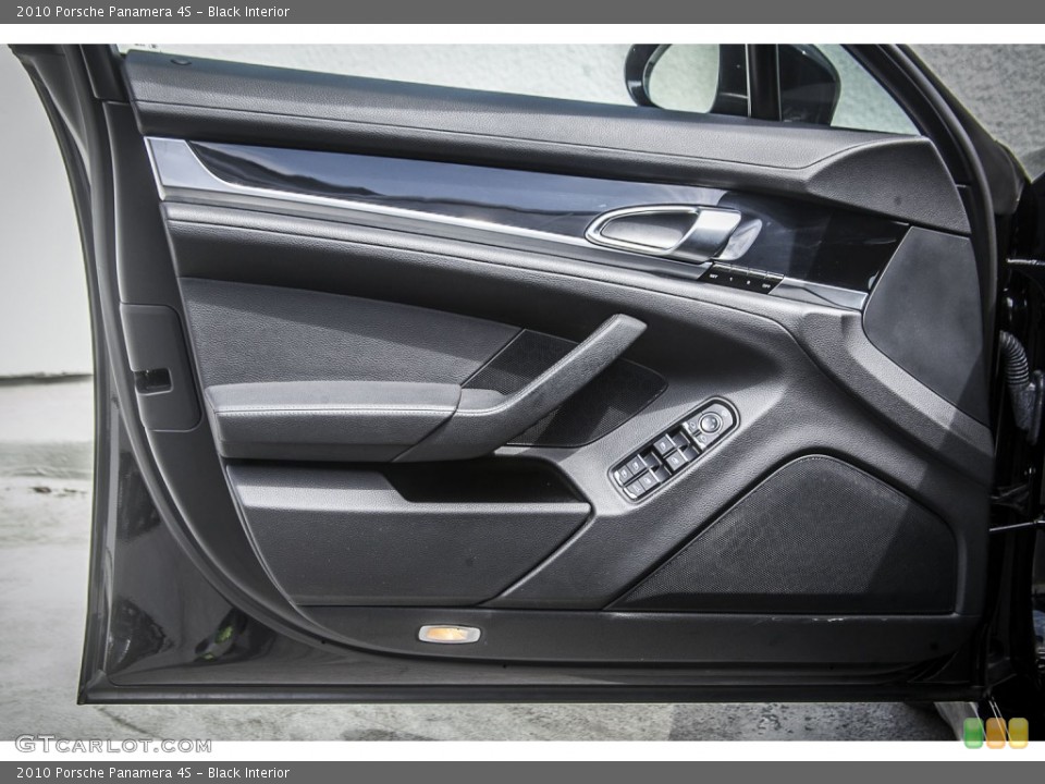 Black Interior Door Panel for the 2010 Porsche Panamera 4S #94961297