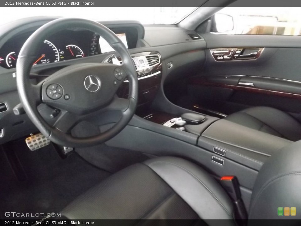Black Interior Prime Interior for the 2012 Mercedes-Benz CL 63 AMG #94962327