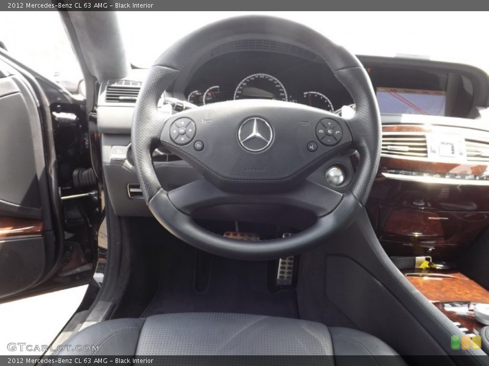 Black Interior Dashboard for the 2012 Mercedes-Benz CL 63 AMG #94962638