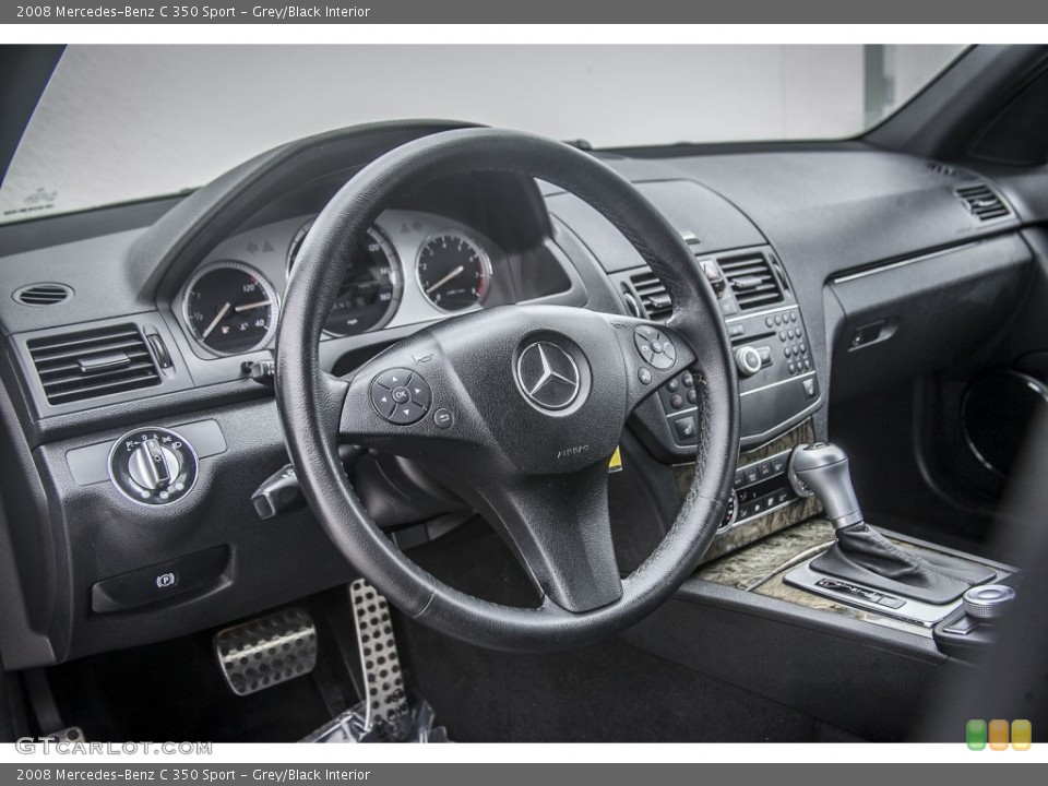 Grey/Black Interior Dashboard for the 2008 Mercedes-Benz C 350 Sport #94963823