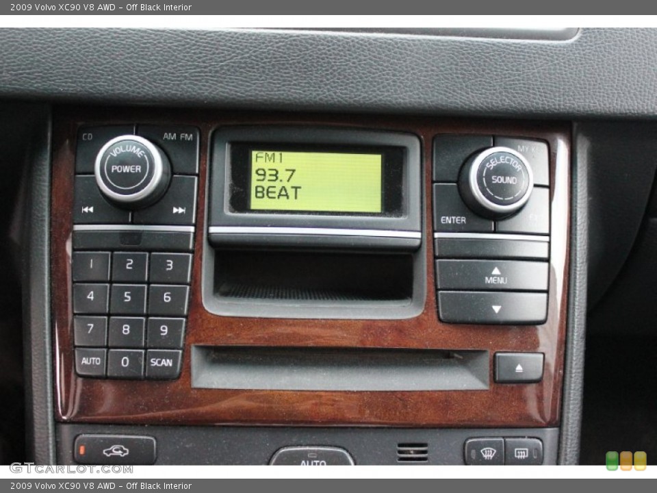 Off Black Interior Controls for the 2009 Volvo XC90 V8 AWD #94967606