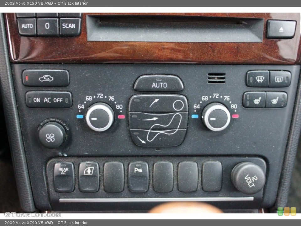 Off Black Interior Controls for the 2009 Volvo XC90 V8 AWD #94967622