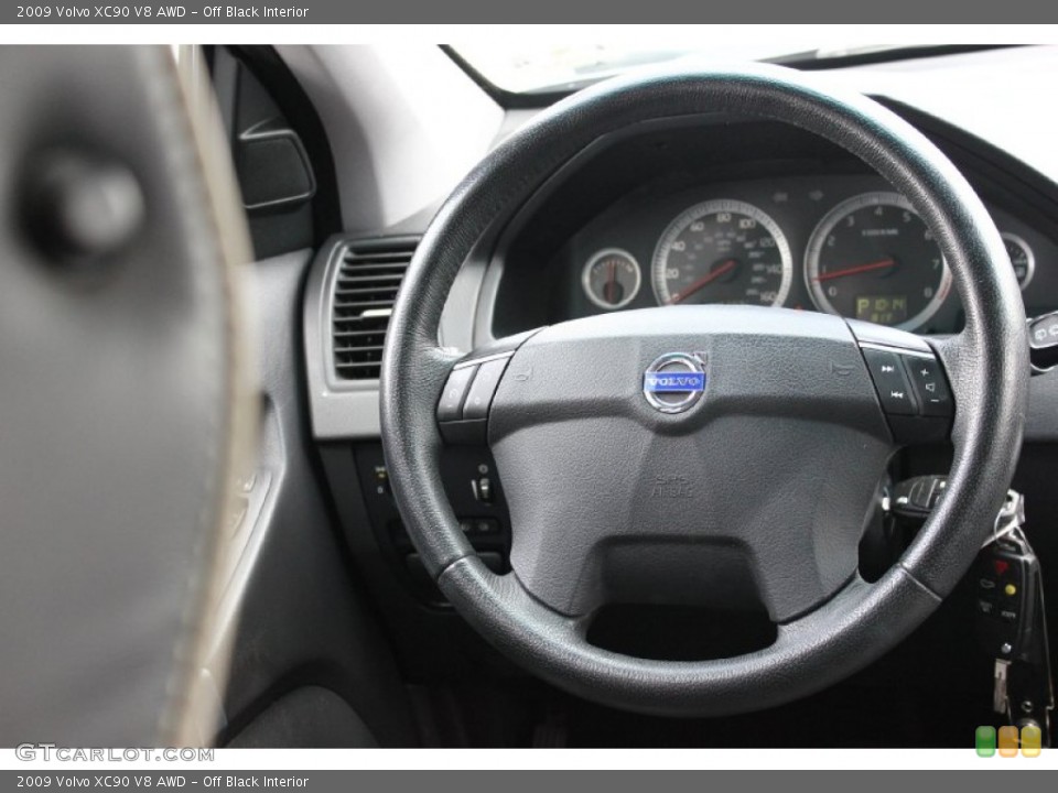 Off Black Interior Steering Wheel for the 2009 Volvo XC90 V8 AWD #94967867