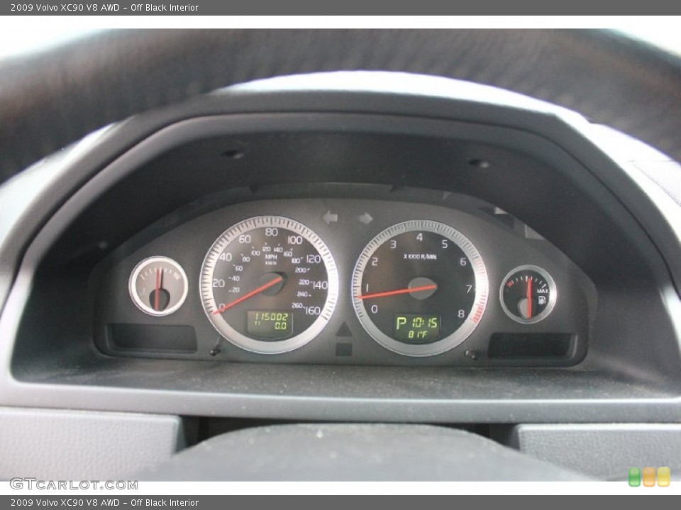 Off Black Interior Gauges for the 2009 Volvo XC90 V8 AWD #94968122