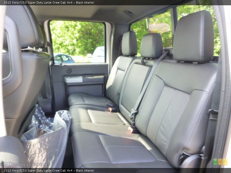 Black Interior Rear Seat for the 2015 Ford F250 Super Duty Lariat Crew Cab 4x4 #94968260