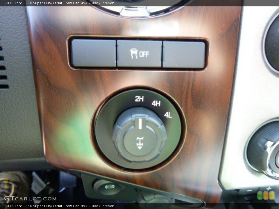 Black Interior Controls for the 2015 Ford F250 Super Duty Lariat Crew Cab 4x4 #94968383