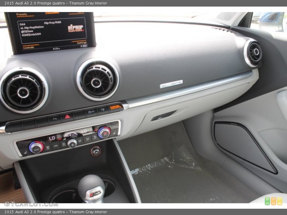 Titanium Gray Interior Dashboard for the 2015 Audi A3 2.0 Prestige quattro #94972265