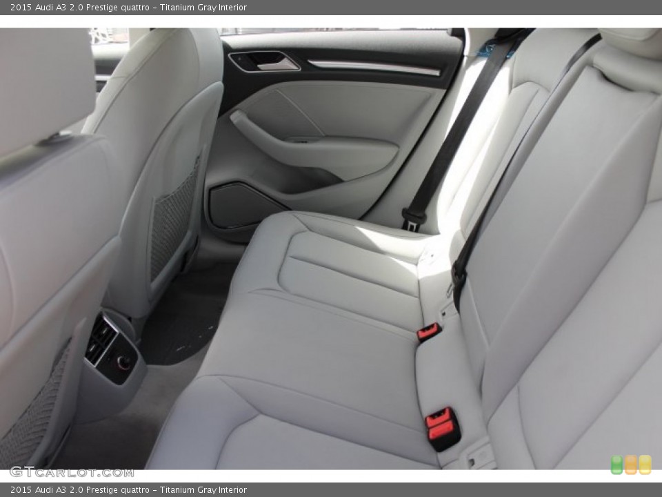 Titanium Gray Interior Rear Seat for the 2015 Audi A3 2.0 Prestige quattro #94972432