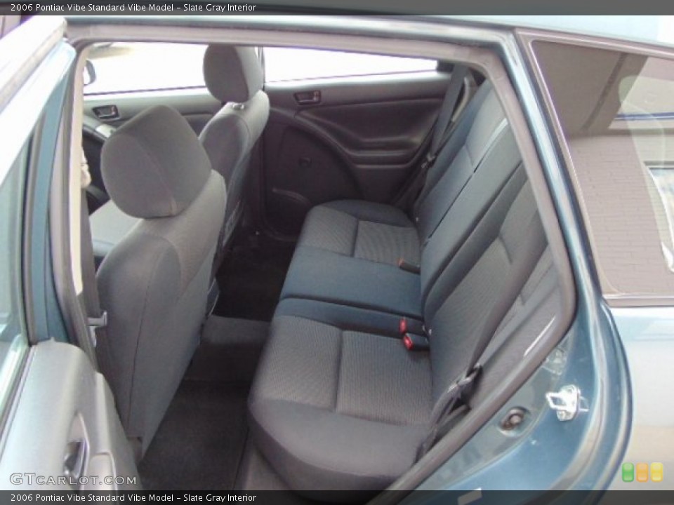 Slate Gray Interior Rear Seat for the 2006 Pontiac Vibe  #94972682