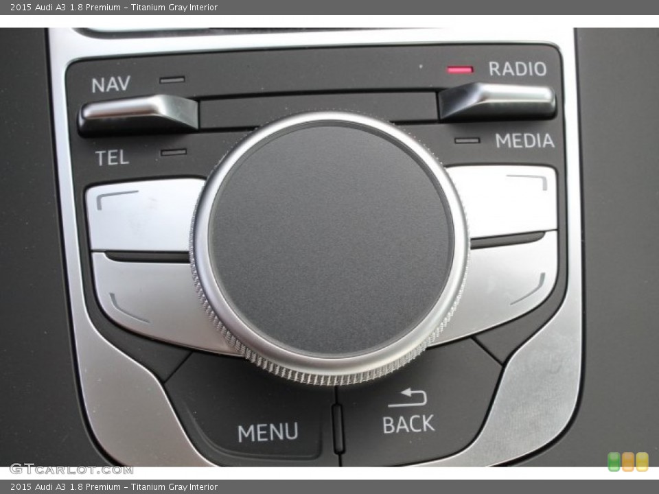 Titanium Gray Interior Controls for the 2015 Audi A3 1.8 Premium #94973439