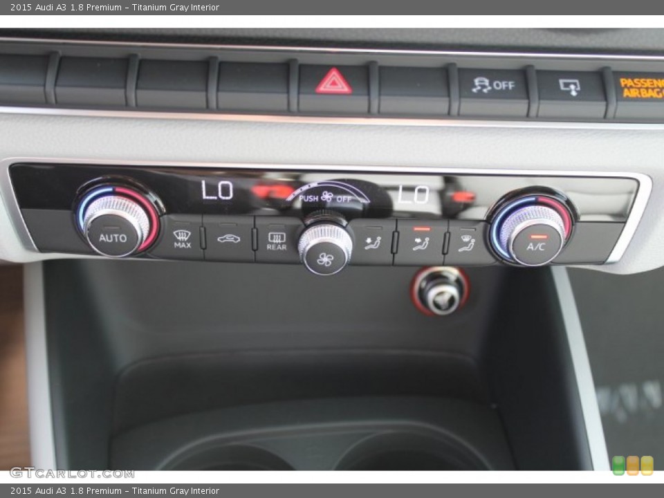 Titanium Gray Interior Controls for the 2015 Audi A3 1.8 Premium #94973492
