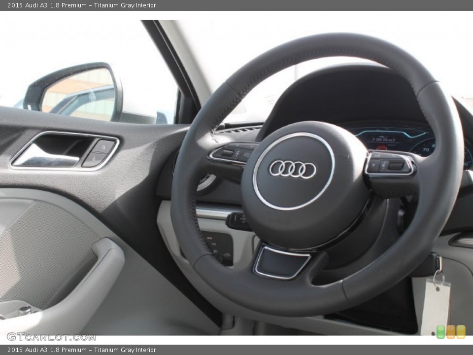 Titanium Gray Interior Steering Wheel for the 2015 Audi A3 1.8 Premium #94973648