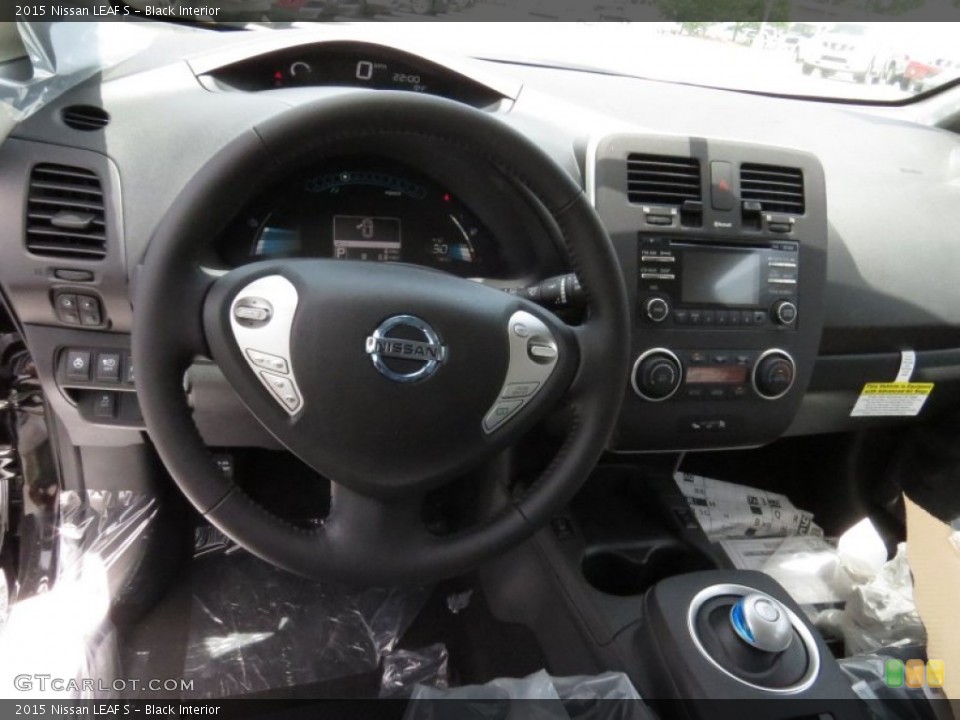 Black Interior Dashboard for the 2015 Nissan LEAF S #94974302