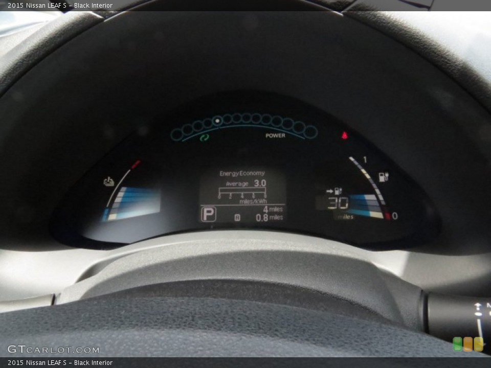 Black Interior Gauges for the 2015 Nissan LEAF S #94974374