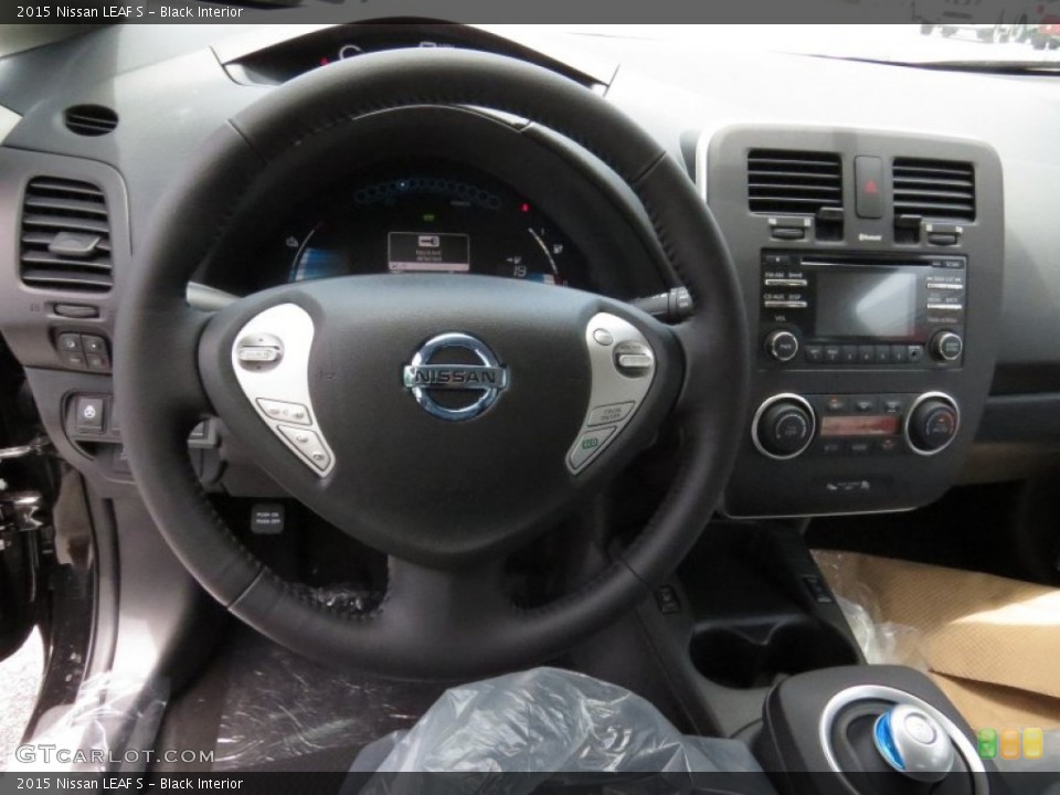 Black Interior Dashboard for the 2015 Nissan LEAF S #94974716