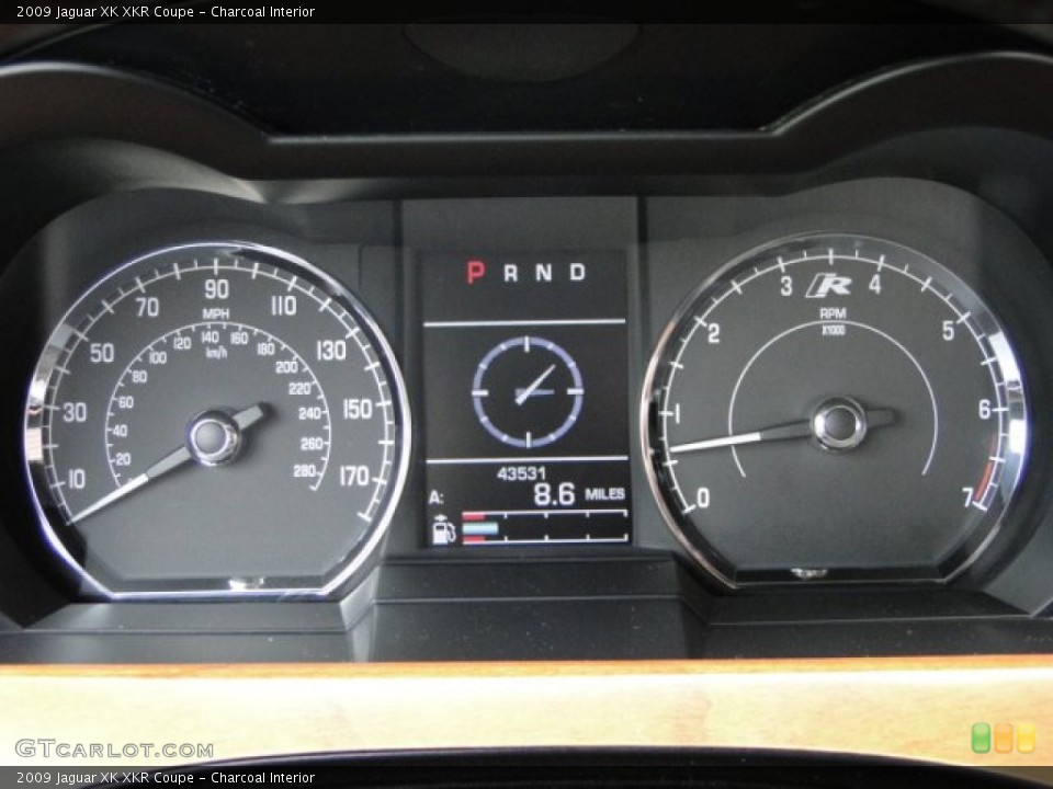 Charcoal Interior Gauges for the 2009 Jaguar XK XKR Coupe #94976870