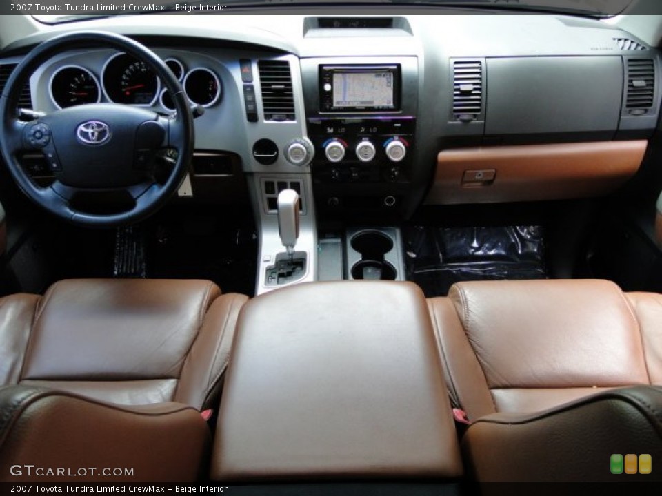 Beige Interior Dashboard for the 2007 Toyota Tundra Limited CrewMax #94978694