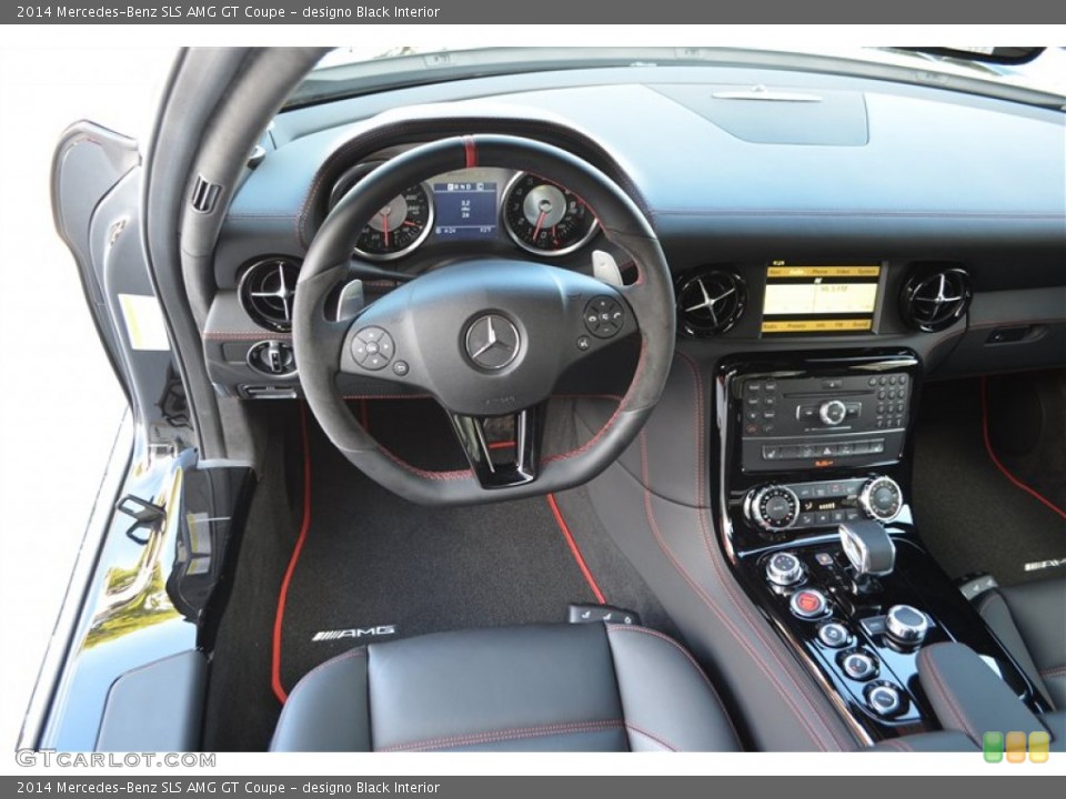 designo Black Interior Dashboard for the 2014 Mercedes-Benz SLS AMG GT Coupe #94980176