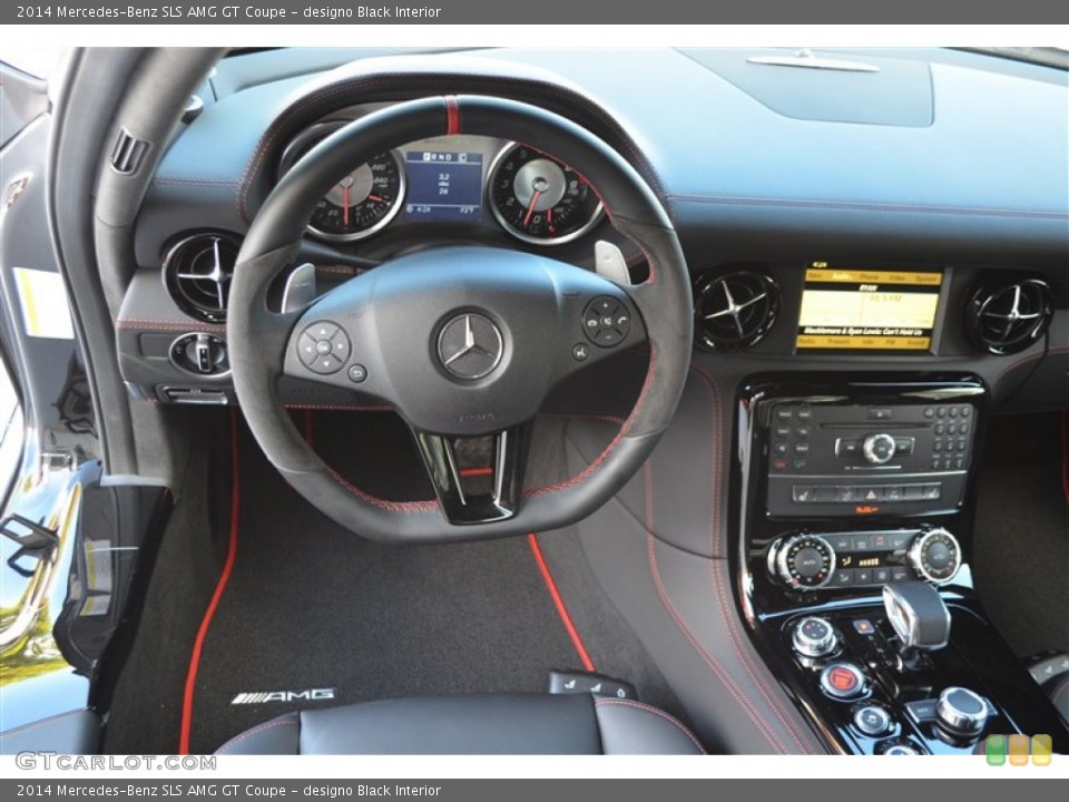 designo Black Interior Dashboard for the 2014 Mercedes-Benz SLS AMG GT Coupe #94980200