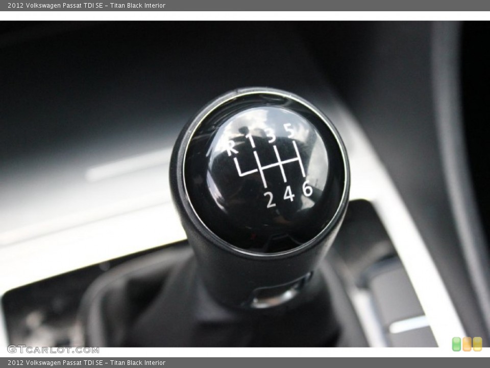 Titan Black Interior Transmission for the 2012 Volkswagen Passat TDI SE #94981337
