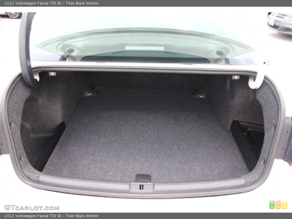 Titan Black Interior Trunk for the 2012 Volkswagen Passat TDI SE #94981625