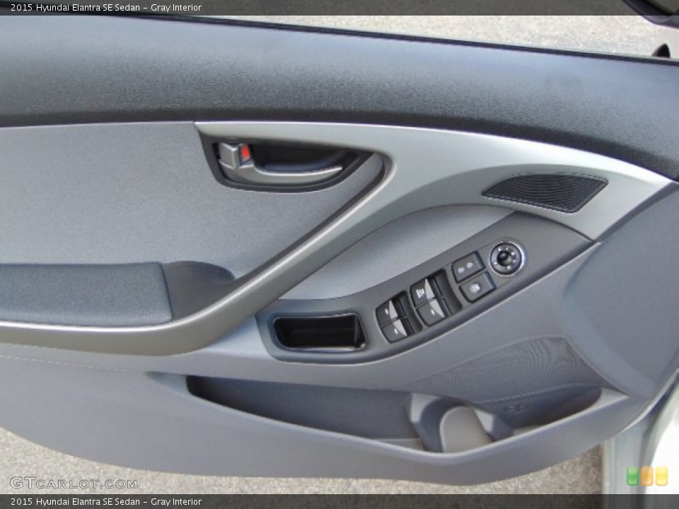 Gray Interior Door Panel for the 2015 Hyundai Elantra SE Sedan #94984391