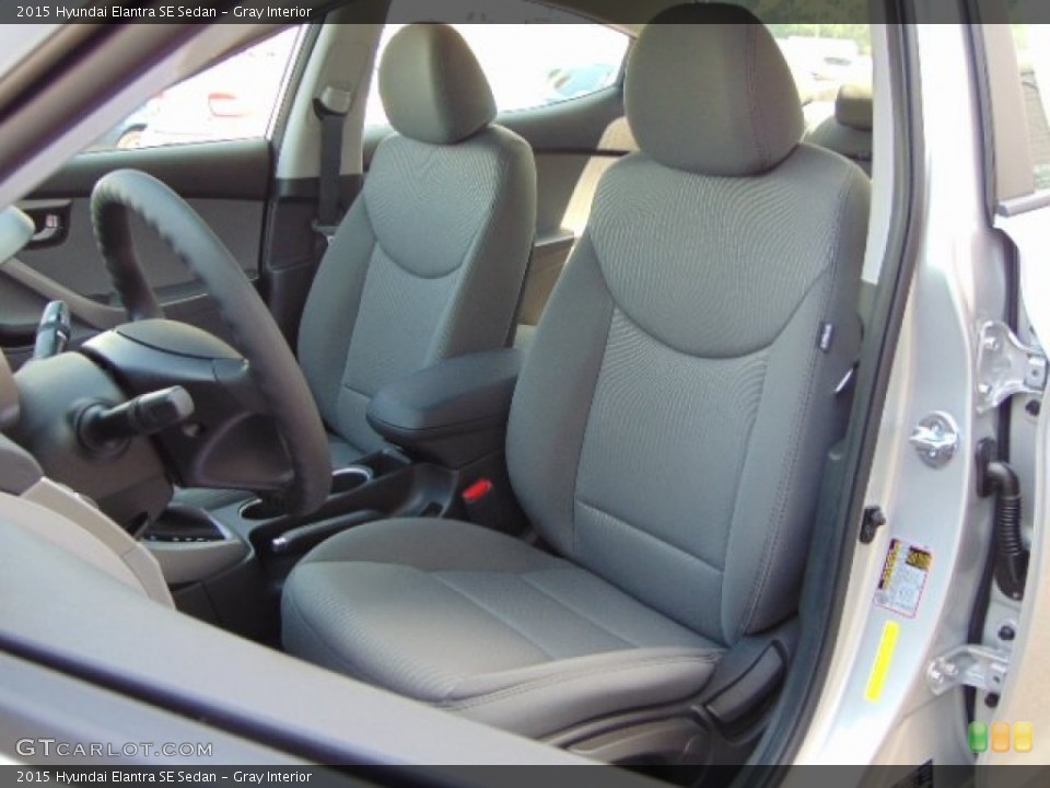 Gray Interior Front Seat for the 2015 Hyundai Elantra SE Sedan #94984409