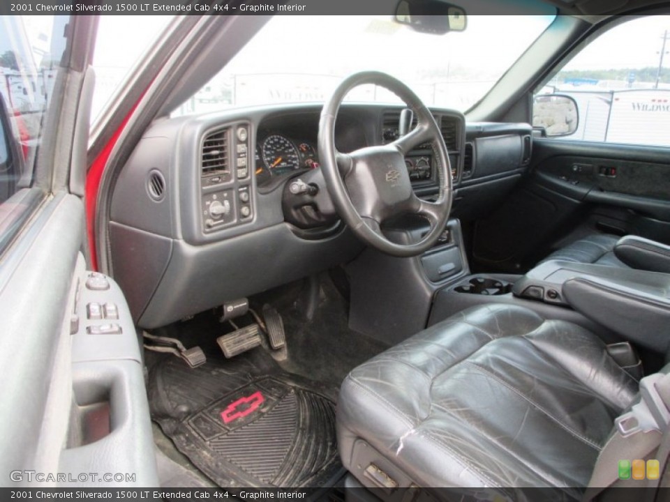 Graphite Interior Photo for the 2001 Chevrolet Silverado 1500 LT Extended Cab 4x4 #94988735