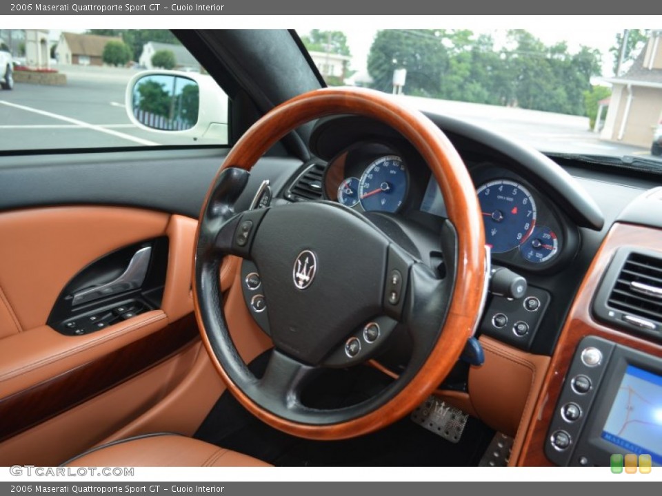 Cuoio Interior Steering Wheel for the 2006 Maserati Quattroporte Sport GT #94994938