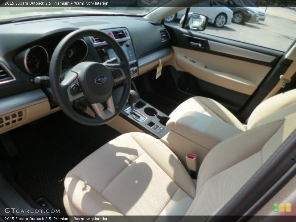 Warm Ivory Interior Prime Interior for the 2015 Subaru Outback 2.5i Premium #95007312