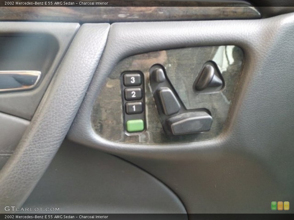 Charcoal Interior Controls for the 2002 Mercedes-Benz E 55 AMG Sedan #95017309