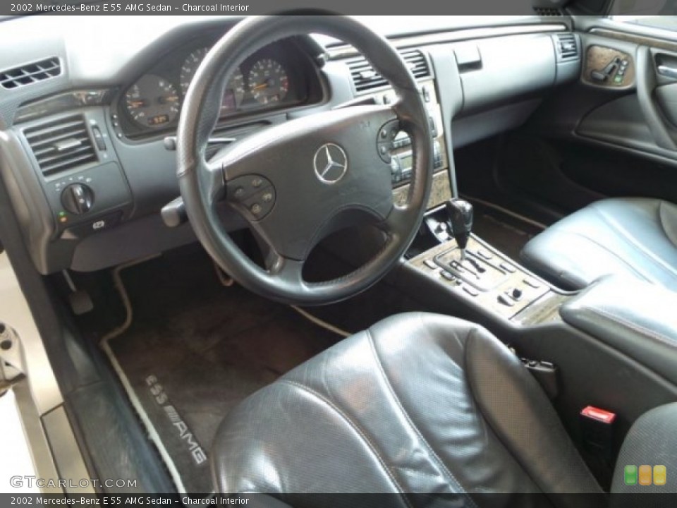 Charcoal Interior Photo for the 2002 Mercedes-Benz E 55 AMG Sedan #95017336