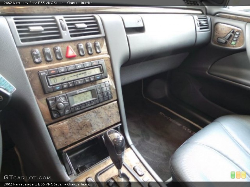 Charcoal Interior Controls for the 2002 Mercedes-Benz E 55 AMG Sedan #95017393