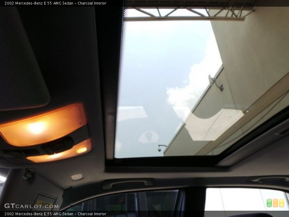 Charcoal Interior Sunroof for the 2002 Mercedes-Benz E 55 AMG Sedan #95017435
