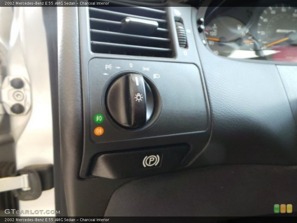 Charcoal Interior Controls for the 2002 Mercedes-Benz E 55 AMG Sedan #95017636